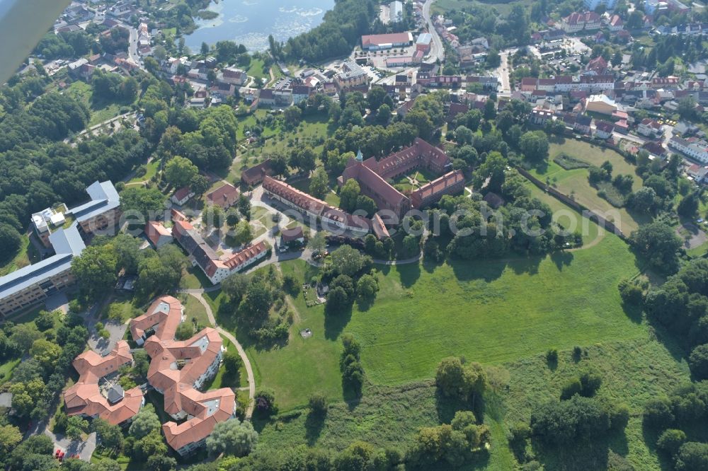 Aerial image Kloster Lehnin - Complex of buildings of the monastery Lehnin in Lehnin in the state Brandenburg