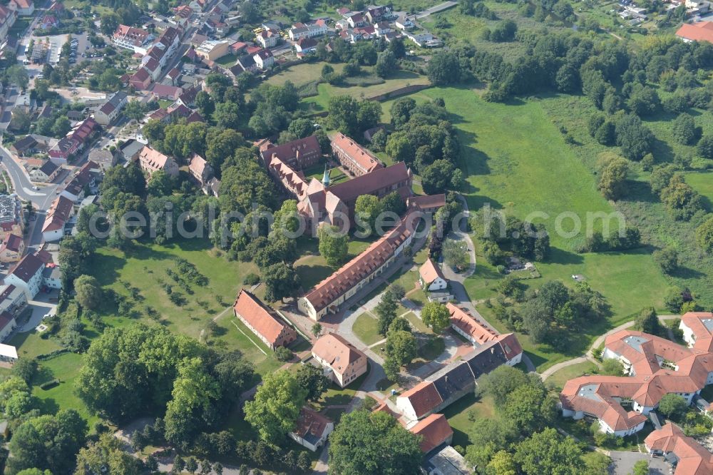 Aerial image Kloster Lehnin - Complex of buildings of the monastery Lehnin in Lehnin in the state Brandenburg