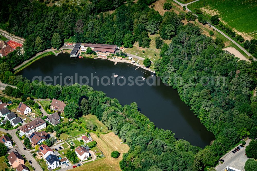 Maulbronn from above - Complex of buildings of the monastery Maulbronn in Maulbronn in the state Baden-Wurttemberg