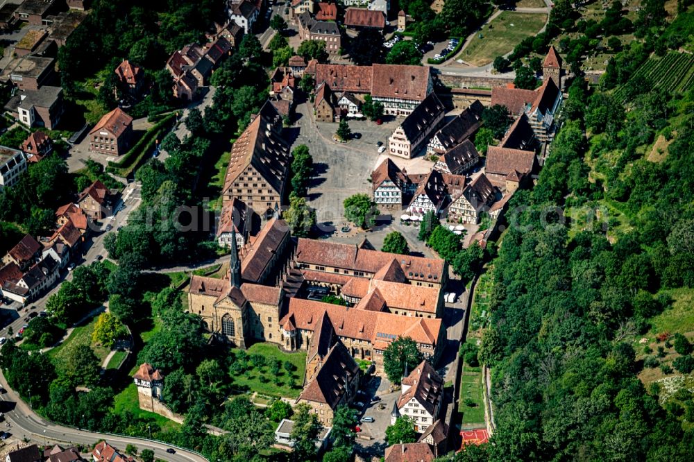 Aerial photograph Maulbronn - Complex of buildings of the monastery Maulbronn in Maulbronn in the state Baden-Wurttemberg