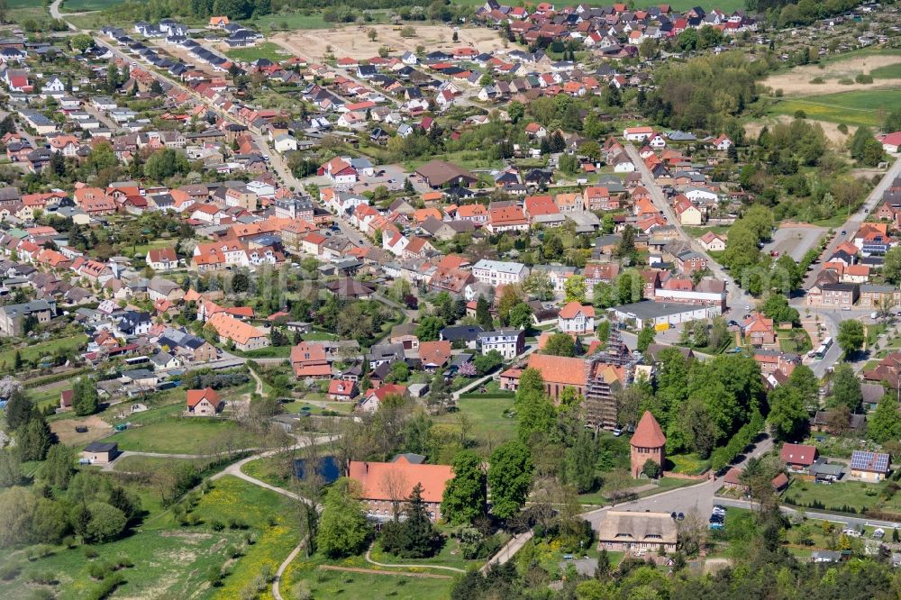 Aerial image Neukloster - Complex of buildings of the monastery in Neukloster in the state Mecklenburg - Western Pomerania, Germany