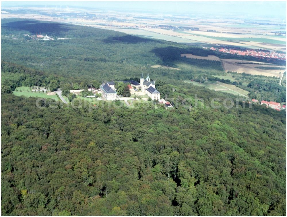 Aerial photograph Huy - Complex of buildings of the monastery Benediktinerkloster Huysburg in the district Dingelstedt in Huy in the state Saxony-Anhalt, Germany