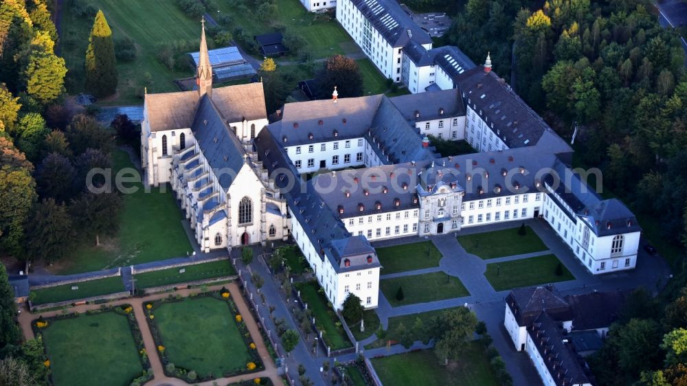 Aerial image Streithausen - Complex of buildings of the monastery and Abtei in the district Marienstatt in Streithausen in the state Rhineland-Palatinate, Germany