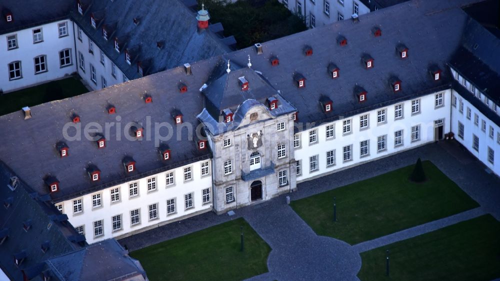 Aerial photograph Streithausen - Complex of buildings of the monastery and Abtei in the district Marienstatt in Streithausen in the state Rhineland-Palatinate, Germany