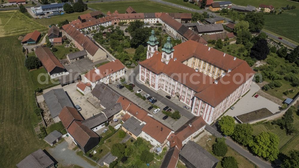 Aerial image Speinshart - Complex of buildings of the monastery in Speinshart in the state Bavaria, Germany