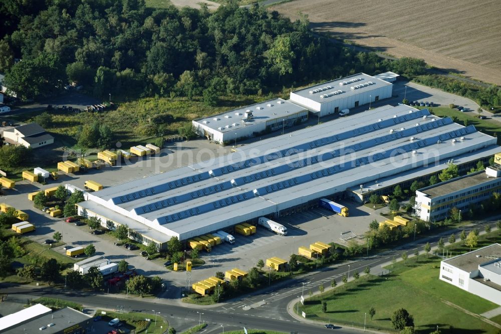 Aerial image Stahnsdorf - Building complex and distribution center on the site Briefzentrum Stahnsdorf on Ruhlsdorfer Strasse in Stahnsdorf in the state Brandenburg