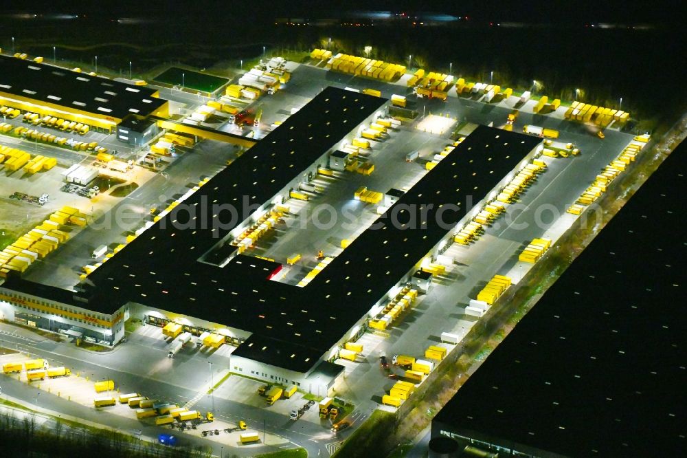 Aerial image Hannover - Building complex and distribution center on the site Deutsche Post Kleiner Holzhaegen in Hannover in the state Lower Saxony, Germany