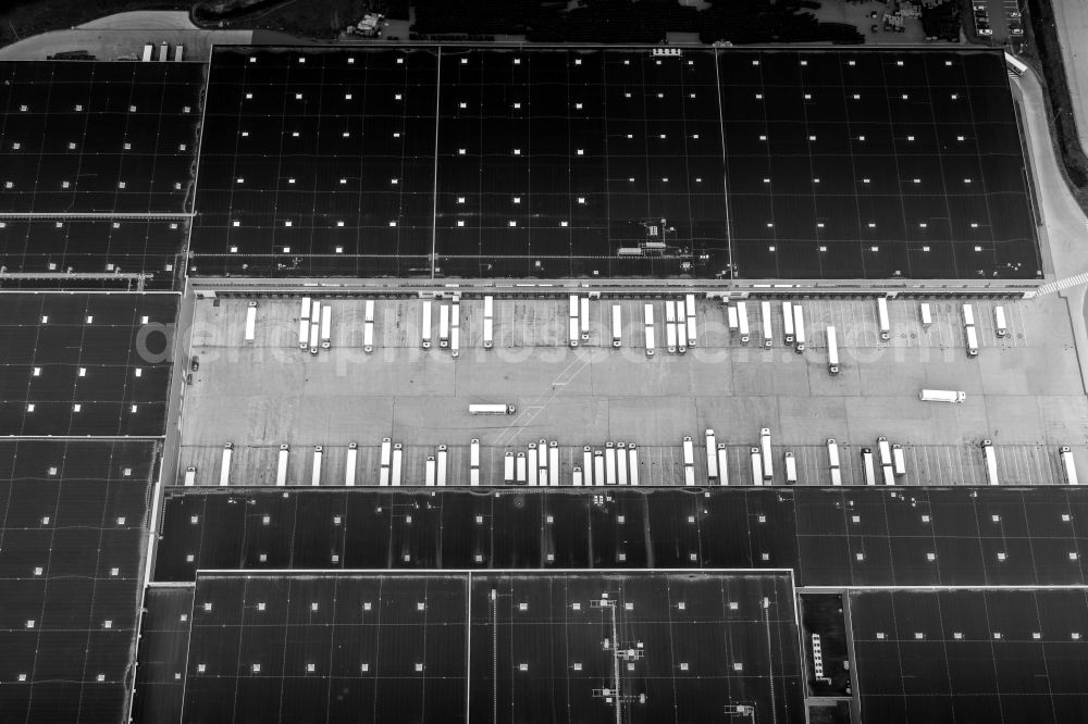 Aerial image Hamm - Building complex and distribution center on the site Edeka Zentrallager in Hamm in the state North Rhine-Westphalia