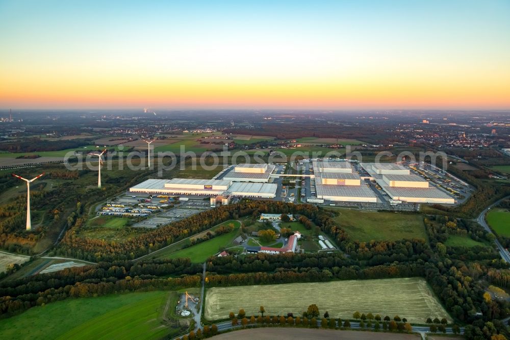 Aerial image Dortmund - Building complex and distribution center on the site Ikea Ellinghauser Strasse in Dortmund in the state North Rhine-Westphalia