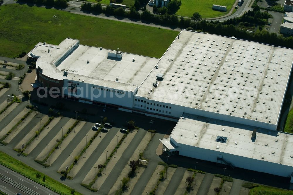 Aerial image Sülzetal - Building complex and distribution center on the site of PCG Packungssysteme fuer Catering and Gastronomie GmbH Ueber of Dingelstelle in Suelzetal in the state Saxony-Anhalt, Germany