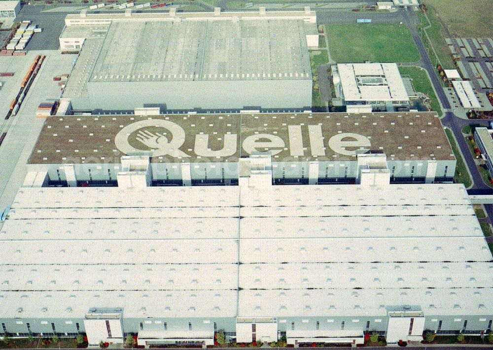 Aerial photograph Leipzig - Building complex and distribution center on the site of logistic center in the district Mockau in Leipzig in the state Saxony, Germany