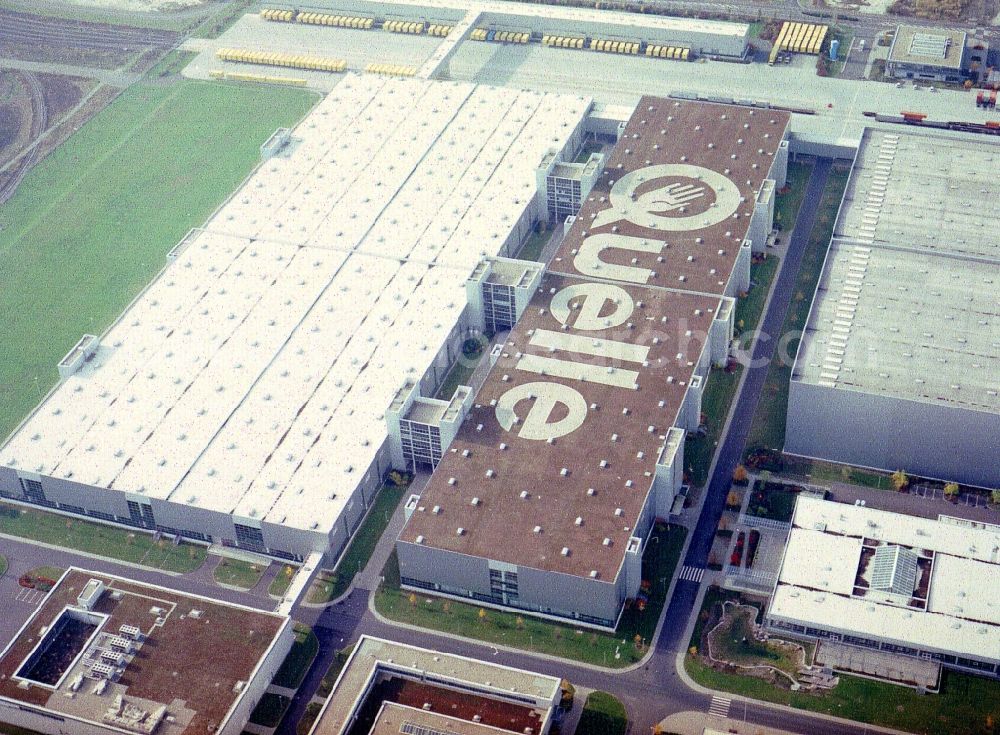 Leipzig from above - Building complex and distribution center on the site of logistic center in the district Mockau in Leipzig in the state Saxony, Germany