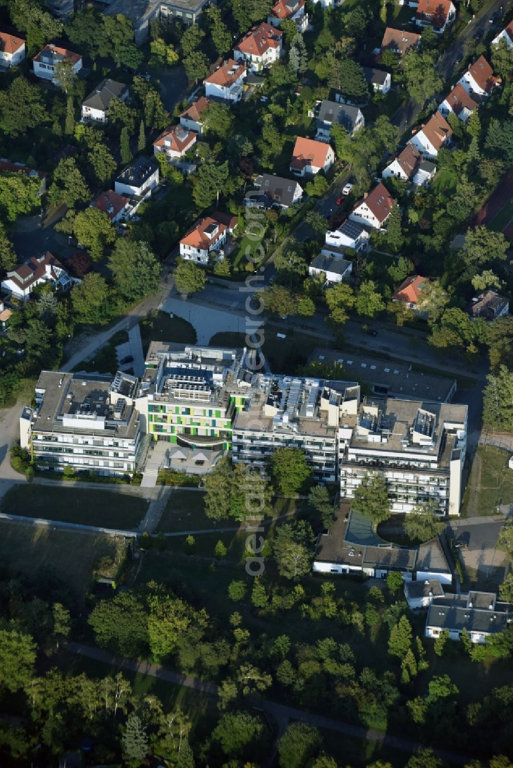 Berlin from the bird's eye view: Building complex of the Max-Planck-Institut fuer molekulare Genetik in Berlin