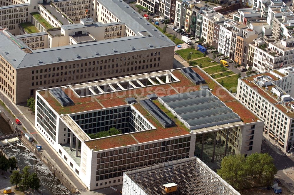 Aerial image Berlin - Building complex of the Ministry of Foreign Affairs in the district Mitte in Berlin