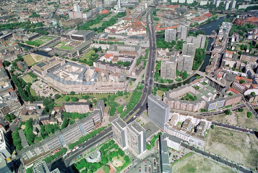 Aerial image Berlin - Building complex of the Ministry of Foreign Affairs in the district Mitte in Berlin