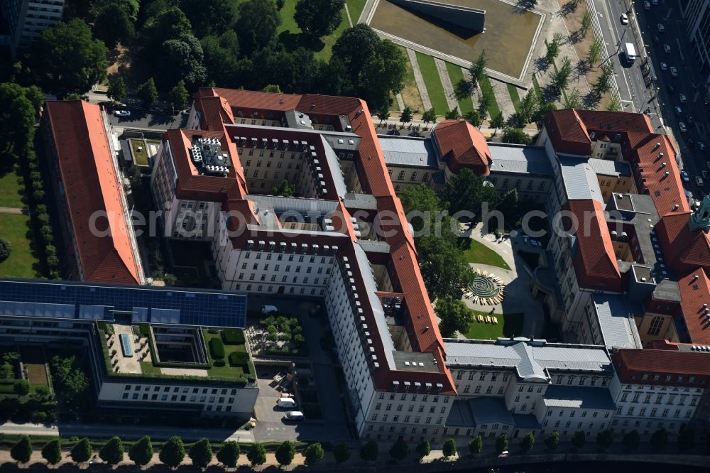 Aerial image Berlin - Building complex of the Ministry Bundesministerium fuer Wirtschaft und Energie on Scharnhorststrasse in Berlin