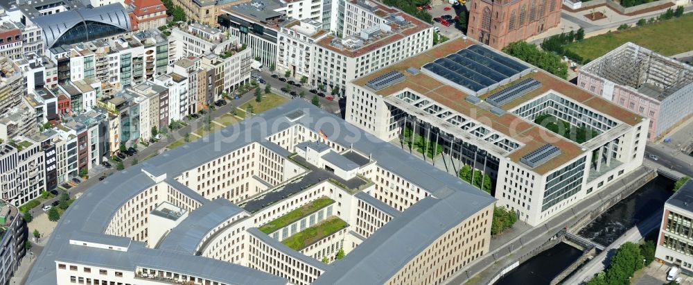 Aerial photograph Berlin - Building complex of the Ministry of Foreign Affairs in the district Mitte in Berlin