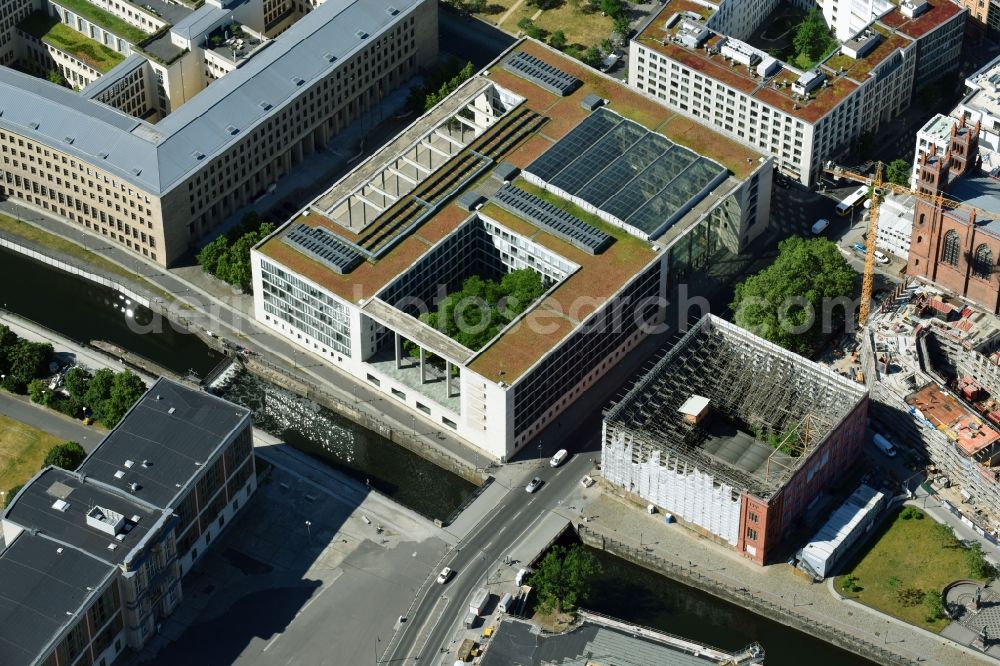 Berlin from above - Building complex of the Ministry of Foreign Affairs in the district Mitte in Berlin