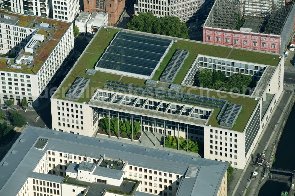 Aerial image Berlin - Building complex of the Ministry of Foreign Affairs in the district Mitte in Berlin