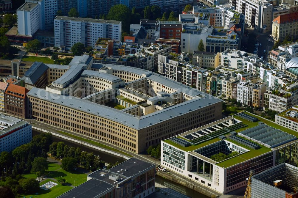 Aerial photograph Berlin - Building complex of the Ministry of Foreign Affairs in the district Mitte in Berlin