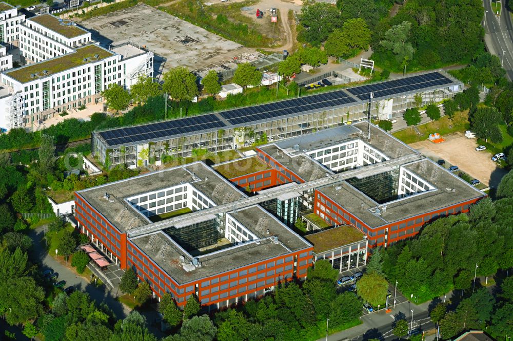 Aerial image Bonn - Building complex of the police police headquarters on street Koenigswinterer Strasse in the district Ramersdorf in Bonn in the state North Rhine-Westphalia, Germany