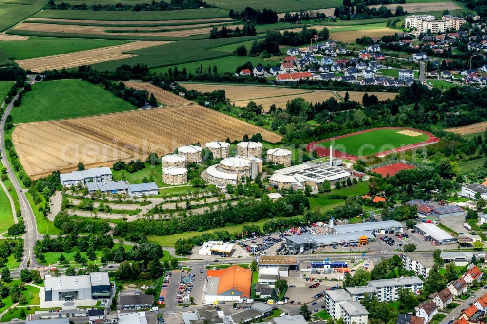 Aerial photograph Villingen-Schwenningen - Building complex of the police Pro Hochschule in Villingen-Schwenningen in the state Baden-Wurttemberg, Germany