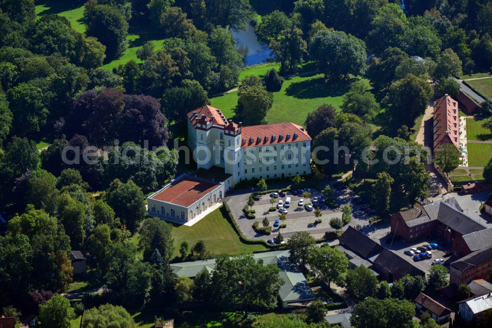 Aerial image Lübbenau/Spreewald - Building complex in the park of the castle Luebbenau/Spreewald in the state Brandenburg