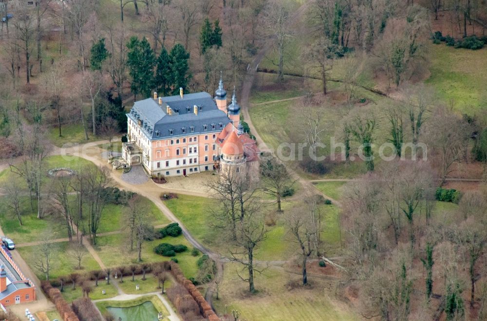 Aerial photograph Altdöbern - Building complex in the park of the castle Altdoebern in Altdoebern in the state Brandenburg