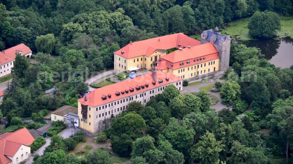 Aerial image Ballenstedt - Building complex in the park of the castle in Ballenstedt in the state Saxony-Anhalt, Germany