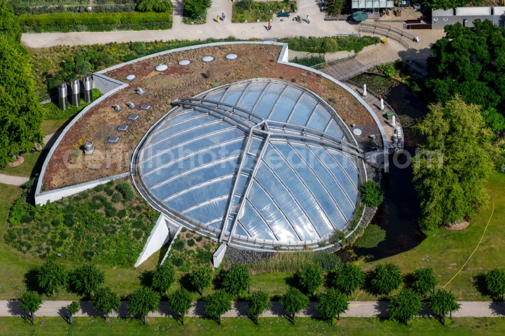 Aerial photograph Hannover - Building complex of SEA LIFE Deutschland GmbH in Hannover in the state Lower Saxony, Germany