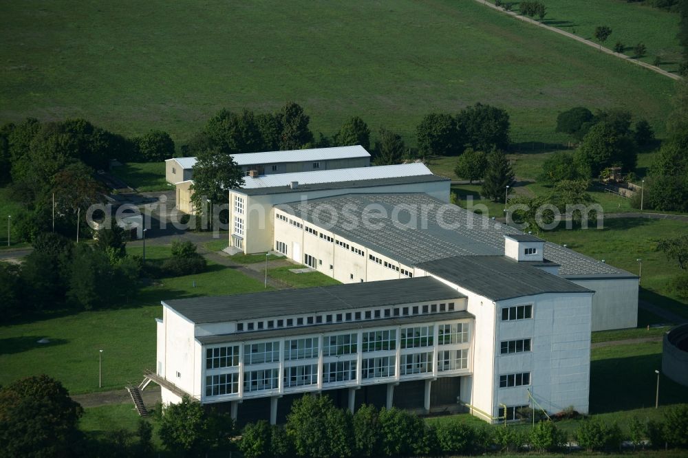 Aerial image Bad Schmiedeberg - Building complex of the waterworks in Bad Schmiedeberg in the state Saxony-Anhalt