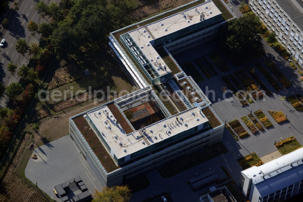 Aerial image Berlin - Building complex of the branch of the Federal Institute for Materials Research and Testing in Adlershof in Berlin in Germany