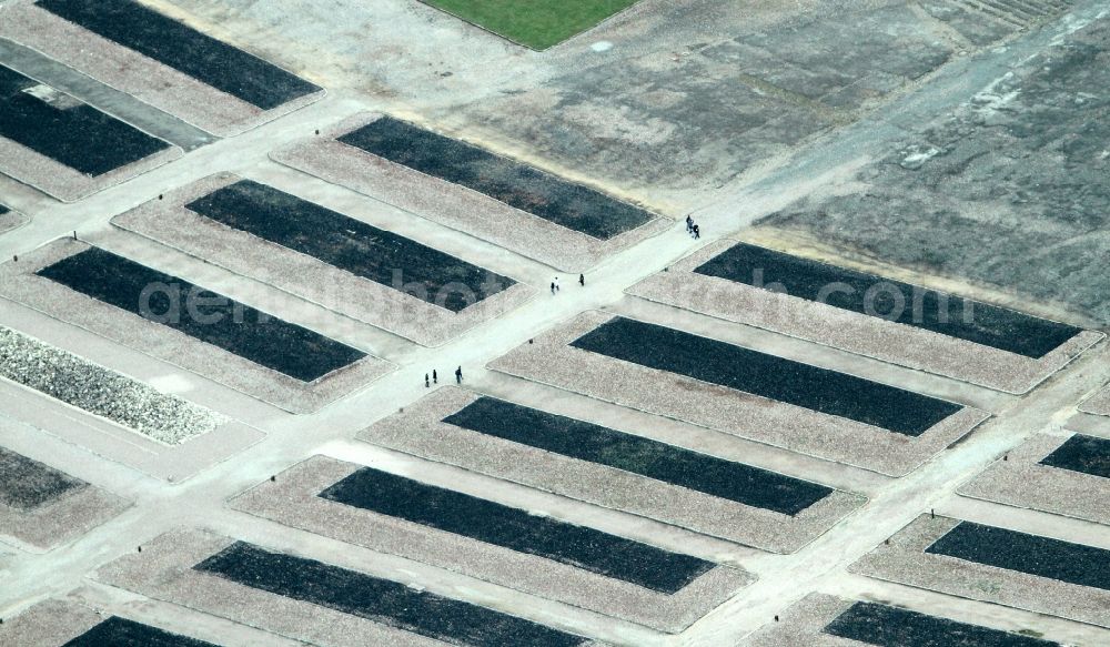 Aerial image Weimar - Central memorial of the Buchenwald concentration camp in Weimar / Thuringia