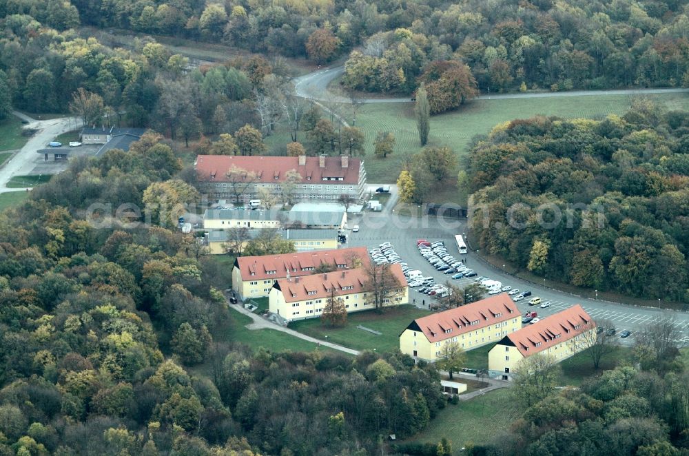 Aerial photograph Weimar - Central memorial of the Buchenwald concentration camp in Weimar / Thuringia