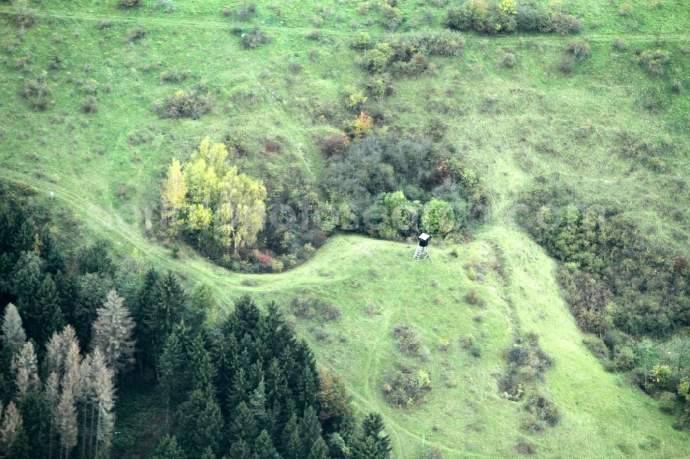 Aerial image Weimar - Central memorial of the Buchenwald concentration camp in Weimar / Thuringia