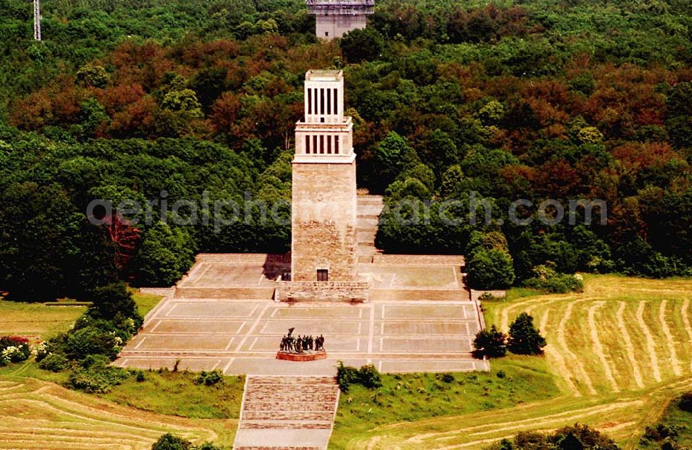 Aerial photograph Buchenwald - 28.06.95 Gedenkstätte Konzentrationslager Buchenwald