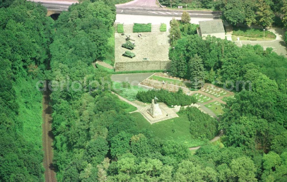 Aerial photograph Seelow / Brandenburg - Gedenkstätte an den Seelower Höhen.