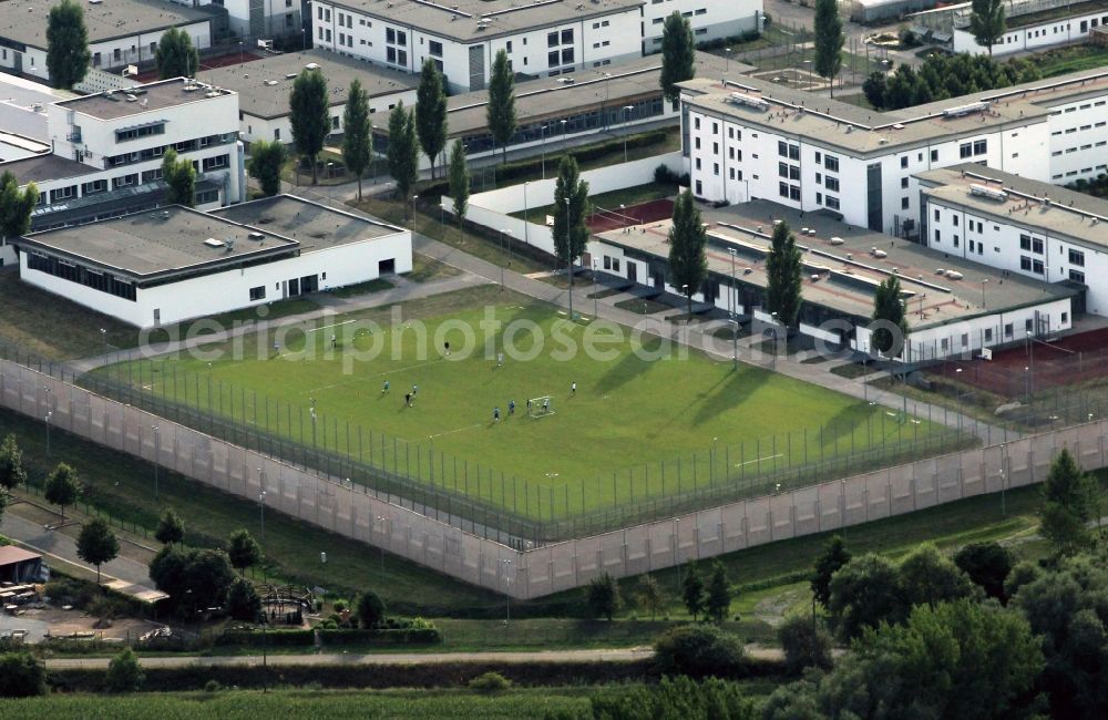 Tonna Gräfentonna from the bird's eye view: Prison - building the prison JVA Gräfentonna in Tonna in Thuringia
