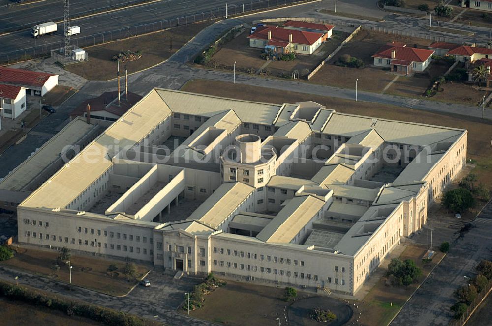 Aerial image Port Elizabeth - Blick auf das Gefängniss JVA - St Albans prison in Port Elizabeth in Südafrika / South Africa.