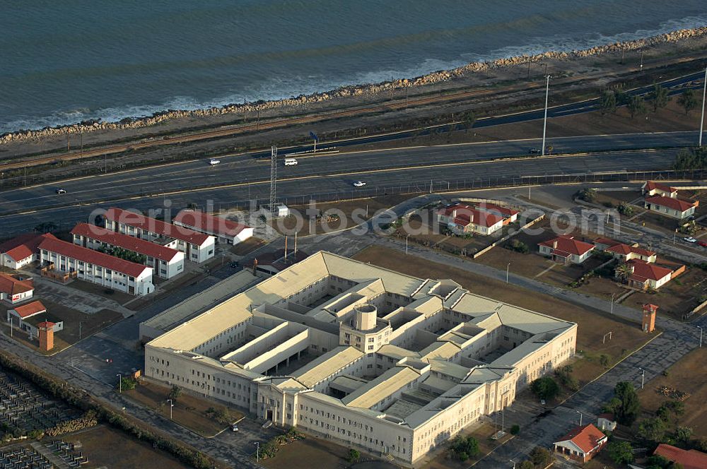 Port Elizabeth from the bird's eye view: Blick auf das Gefängniss JVA - St Albans prison in Port Elizabeth in Südafrika / South Africa.