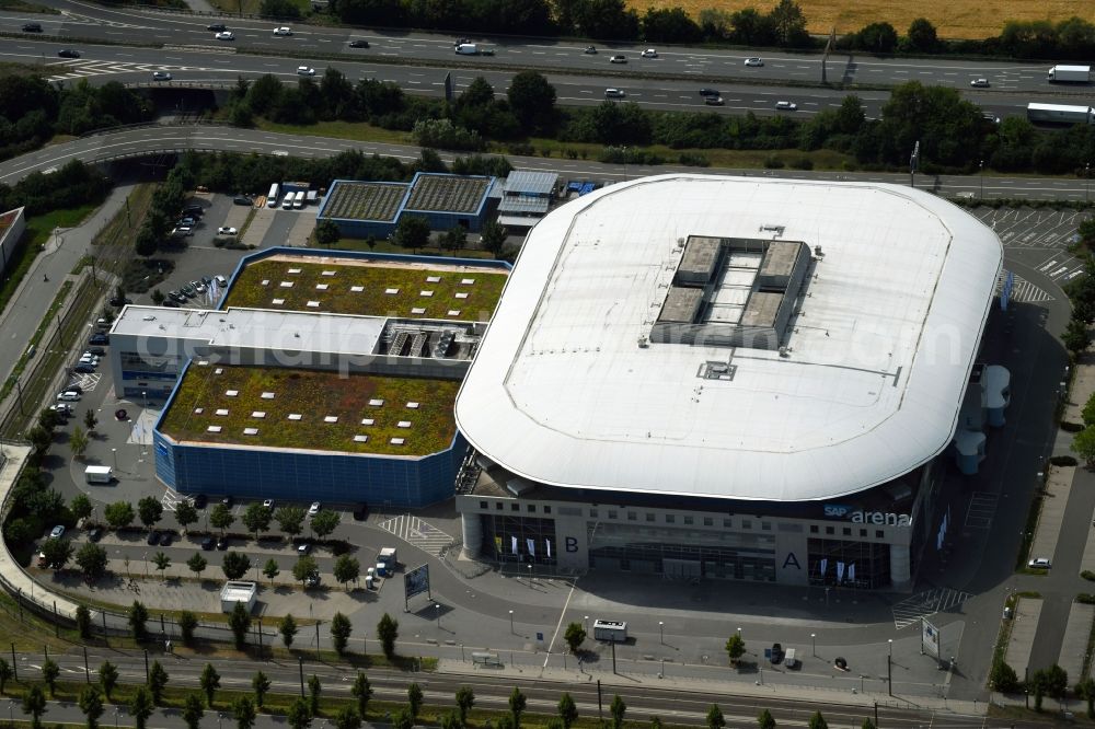 Aerial Image Mannheim Event And Music Concert Grounds Of The Arena Sap Arena In Mannheim In