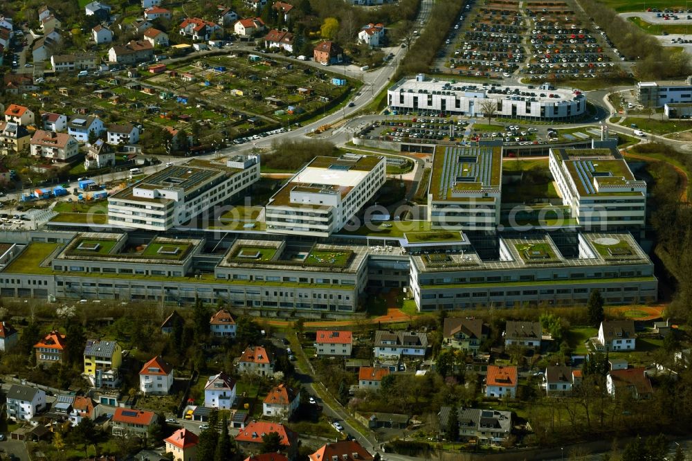 Aerial Photograph Wurzburg Clinic Grounds Of The University Hospital In Wuerzburg In The State Bavaria Germany