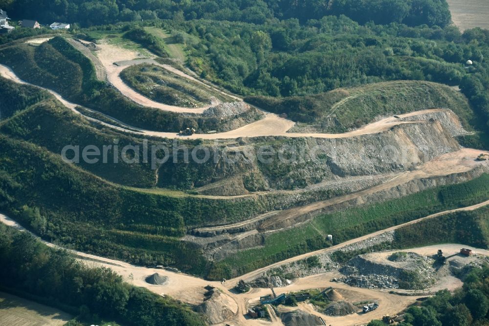 Aerial photograph Emplede - Site of heaped landfill in Emplede in the state Lower Saxony