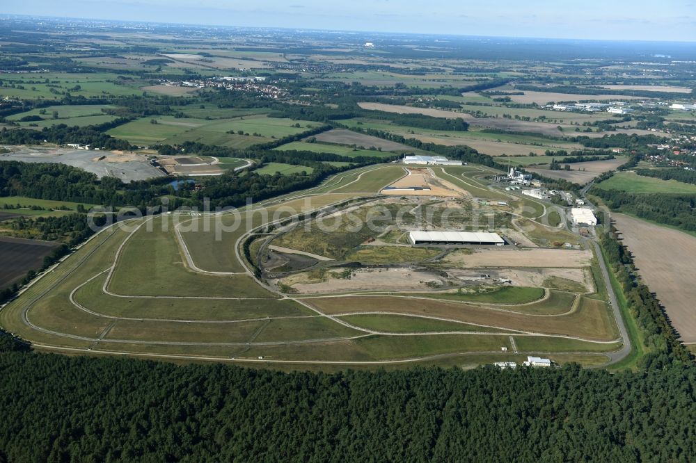 Aerial photograph Gallun - Site of heaped landfill in Gallun in the state Brandenburg