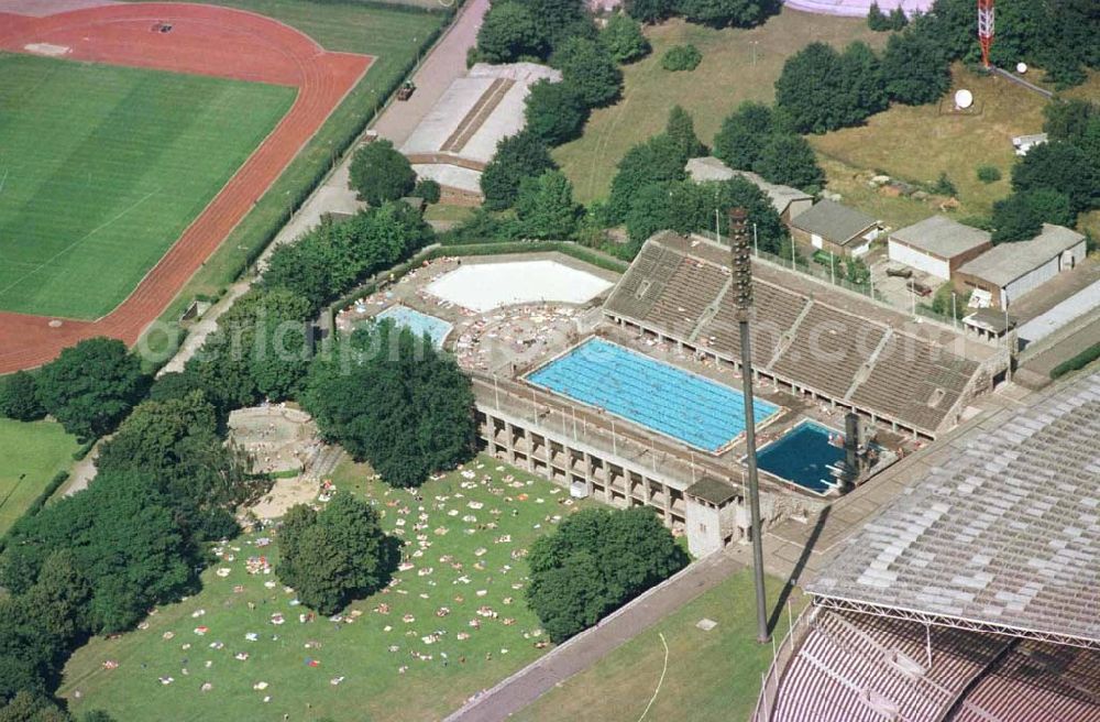 Aerial photograph Berlin - Gelände des Berliner Olympiastadions