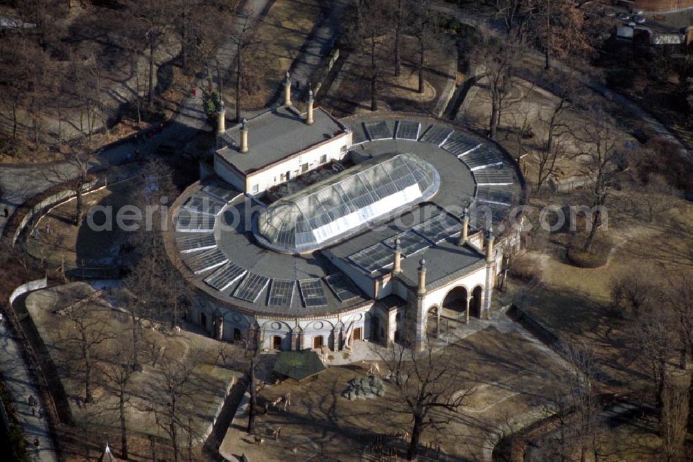 Aerial photograph Berlin - Charlottenburg - Gelände Berliner Zoo in Charlottenburg