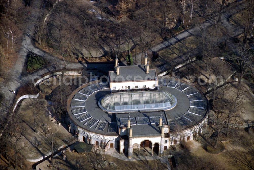 Berlin - Charlottenburg from above - Gelände Berliner Zoo in Charlottenburg