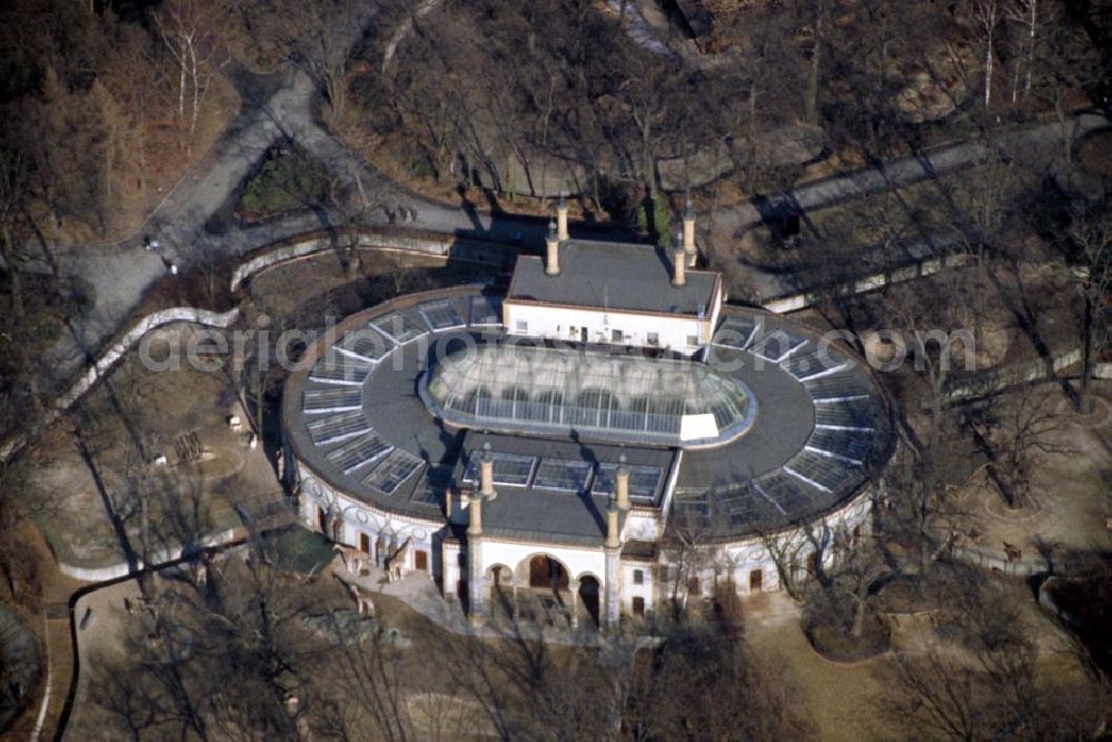 Berlin - Charlottenburg from the bird's eye view: Gelände Berliner Zoo in Charlottenburg