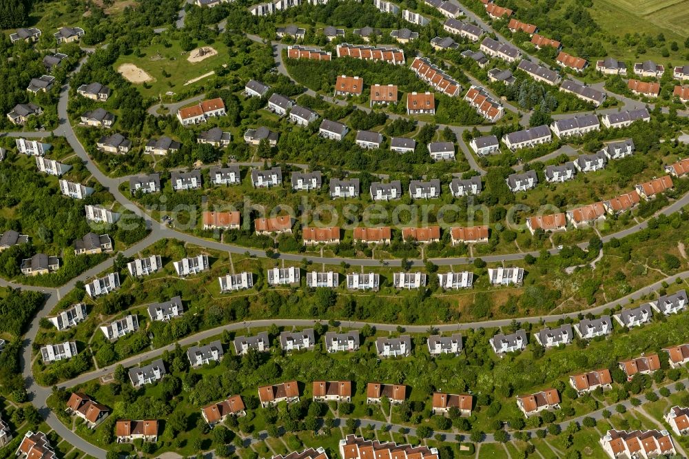 Aerial image Medebach - Site of the Center Parcs Sauerland in Medebach in North Rhine-Westphalia