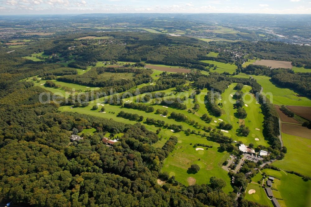 Aerial photograph Dortmund - View of the area of the golf club Dortmund in the state of North Rhine-Westphalia